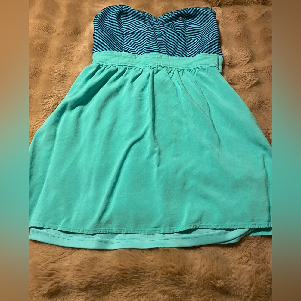 Guess strapless mini dress
